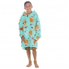 18C873: Kids Plush Oversized Hoodie- Brunch (One Size - 7-13 Years)